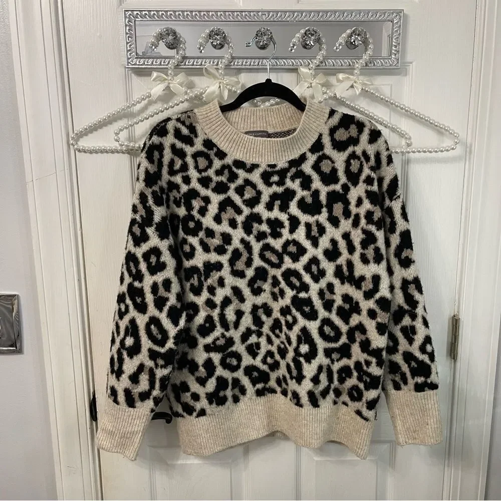 Cheetah Vince Camuto Sweater